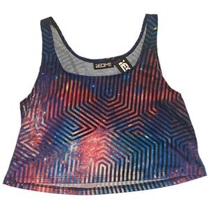 Women’s IEDM Celestial Finger Print Crop Top NWT!!